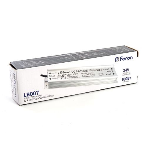 Трансформатор для светодиодной ленты Feron LB007 48059 - фото 3