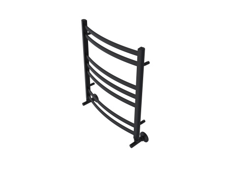 Полотенцесушитель Aquatek Лугано AQ DOC0760BL 50х60 водяной черный - фото 2