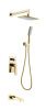 Душевая система Boheme Venturo 384-2 встраиваемая в стену цвет золото