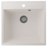 Кухонная мойка Ulgran Quartz Forte 505-01 51х51 цвет белый поверхность матовая
