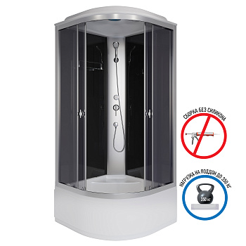 Душевая кабина Niagara Eco E100/40/TN 100х100 четверть круга с крышей ориентация универсальная Душевая кабина Niagara Eco E100/40/TN 100х100 четверть круга с крышей ориентация универсальная