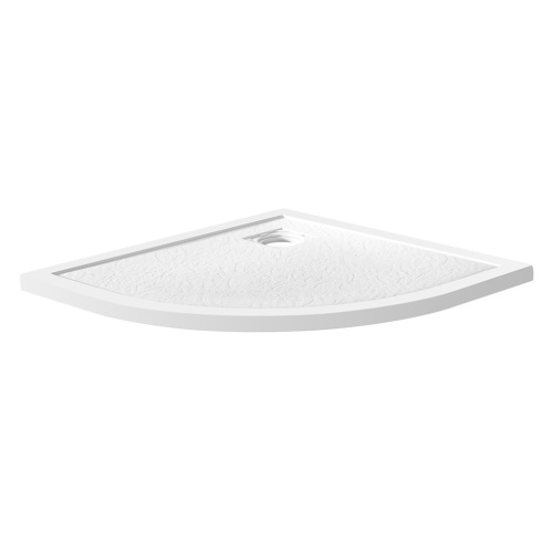 Душевой поддон BelBagno UNO TRAY-MR-UNO-R-90-550-35-W-CR 90х90 искусственный мрамор белый - фото 2