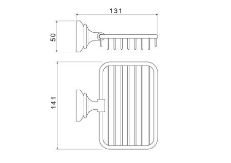 Мыльница Aquatek КЛАССИК AQ4533PG