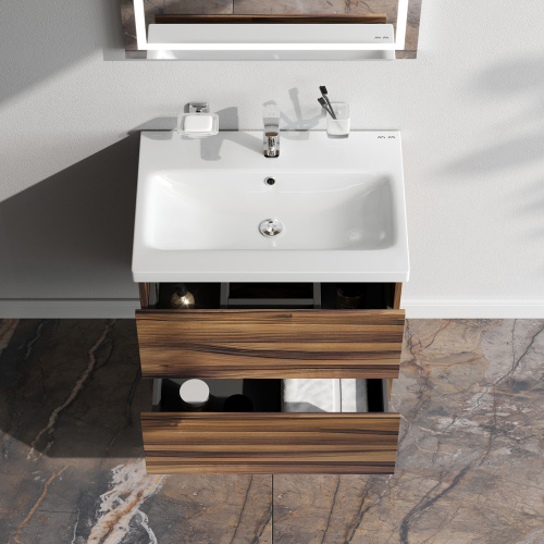 Тумба под раковину Am.Pm Gem M90FHX0602HF 60х41х54 подвесная цвет орех - фото 3