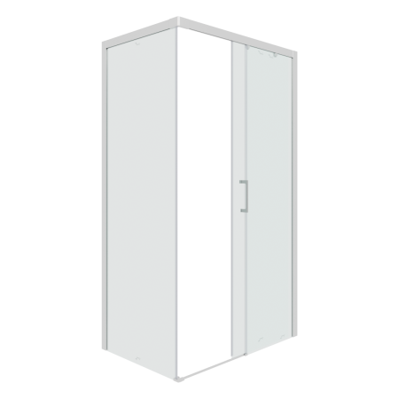 Душевой уголок Cerutti SPA VITO110-R 110х80 стекло прозрачное профиль хром без поддона