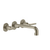 Смеситель для раковины Gessi Inciso 58090#149 встраиваемый в стену никель (внешняя часть)