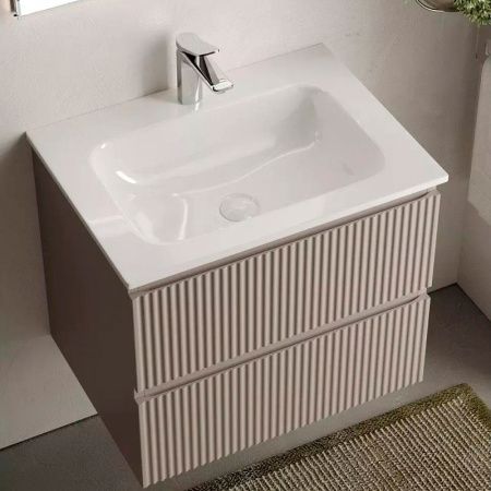 Тумба под раковину Sancos SNOB R SNR60SM 60х40 подвесная цвет коричневый