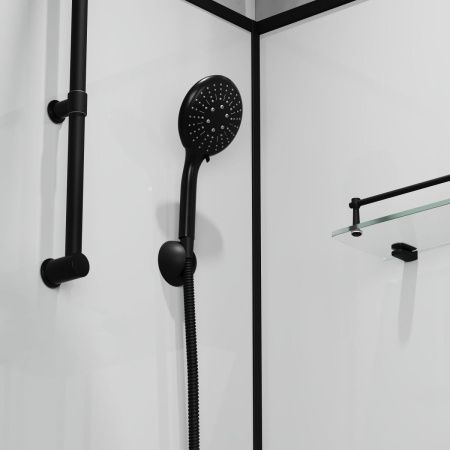 Душевая кабина Niagara Standart ST100/15QL/KL/BKT 100х100 квадратная без крыши ориентация универсальная