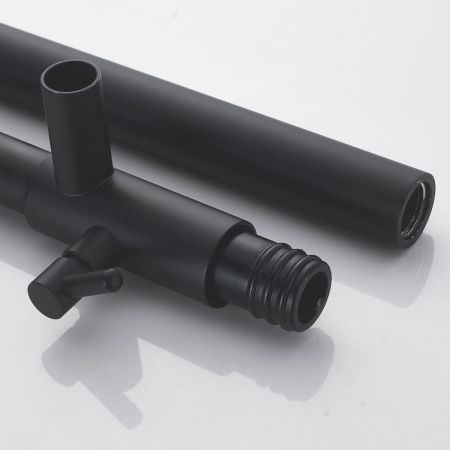 Душевая стойка Shevanik S4036H настенная цвет черный