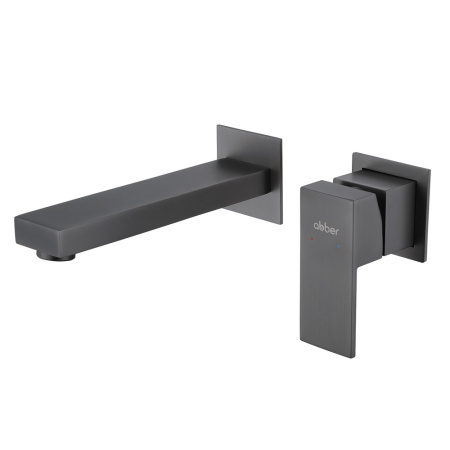 Смеситель ABBER Daheim AF8212NG встраиваемый в стену никель