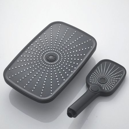 Душевая стойка Shevanik S6236H настенная цвет черный