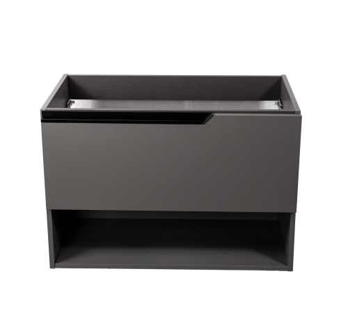 Тумба под раковину Visobath Eleven 85602/Ceniza 80х45х55 подвесная цвет темно-серый - фото 3