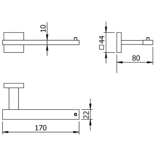 Бумагодержатель Langberger LEDRO 21943A - фото 3