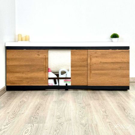 Экран под ванну Alavann Alt 170 см ALV1203002 фронтальный МДФ раздвижной коричневый