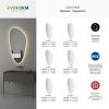 Зеркало с подсветкой Evoform Ledshine BY 2584 70х140 подвесное