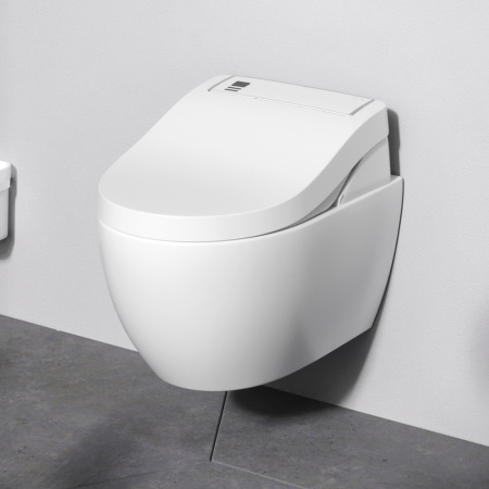 Унитаз подвесной Am.Pm Awe C111739SC белый с сиденьем микролифт душевой смыв