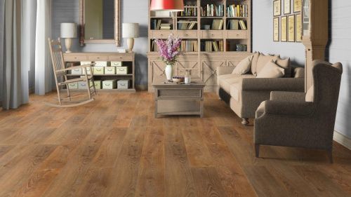 Ламинат Tarkett Estetica 933 Дуб Натур светло–коричневый Т028097 толщина 0,9 см 33 класс 1292х194 - фото 2