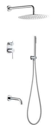 Душевая система Boheme Uno 464-2-CR встраиваемая цвет хром