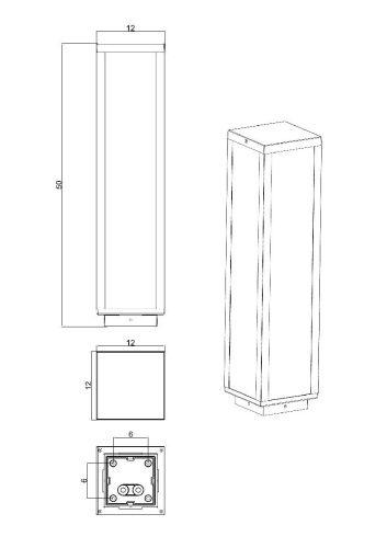 Ландшафтный светильник Arte Lamp BELFAST (БЕЛФАСТ) A4569FN-1BK - фото 3