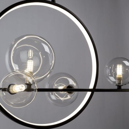 Люстра потолочная Arte Lamp Saturn (Сатурн) A7791SP-59BK