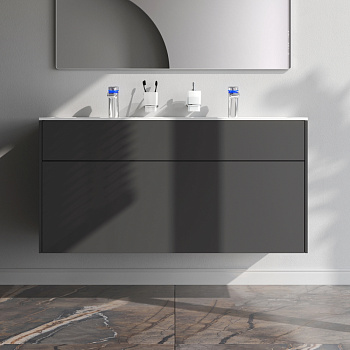 Тумба под раковину Am.Pm Inspire V2.0 M50AFHX1203GM 121х49х60 подвесная цвет графит матовый