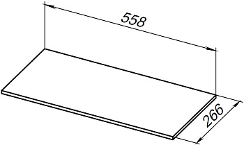 Полка для стеллажа Allen Brau Liberty 1.33010.G-S Полка для стеллажа Allen Brau Liberty 1.33010.G-S
