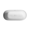 Ванна акриловая Sancos Fiori FB04 170х80 отдельностоящая овальная с каркасом