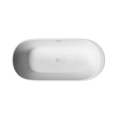 Ванна акриловая Sancos Fiori FB04 170х80 отдельностоящая овальная с каркасом