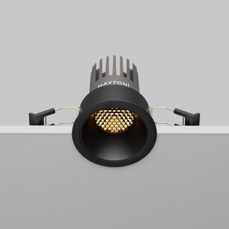 Светильник встраиваемый Maytoni Technical Dip (Омут) DL123-10W-2.7K-B