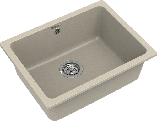 Кухонная мойка Rivelato BERKANA BK-50 beige scuro 56х43 цвет темно-бежевый - фото 3