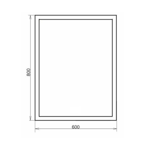 Зеркало в ванную Comforty 00-00005262CF 60x80 - фото 2