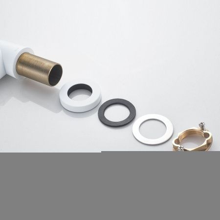 Смеситель для кухни Shevanik S943C-1 на мойку белый