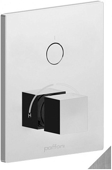 Смеситель для душа Paffoni Compact Box CPM513ST встраиваемый в стену сталь