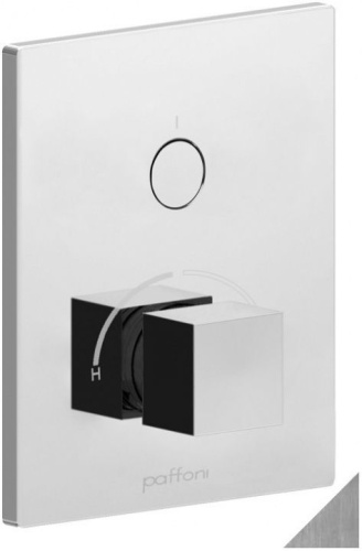 Смеситель для душа Paffoni Compact Box CPM513ST встраиваемый в стену сталь