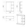 Зеркало Grossman Поло 205701-1 60х70 подвесное