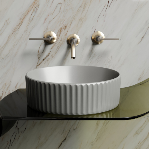 Раковина Ceramica Nova ELEMENT 36 см CN6057MH накладная цвет антрацит матовый - фото 4