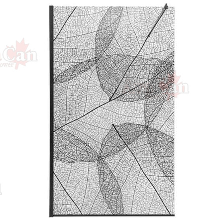 Душевая перегородка AvaCan MB120 120х200 стекло с рисунком профиль черный