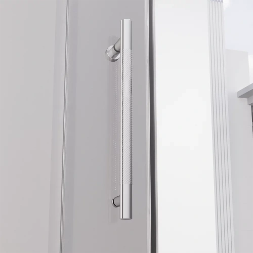 Душевая дверь Veconi Premium Alassio AL-120-00-CH-C4 120х200 стекло прозрачное профиль хром - фото 2