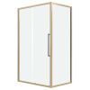 Душевая перегородка Grossman Cosmo 200.K33.02.70.32.00 70х195 стекло прозрачное профиль золото глянцевое