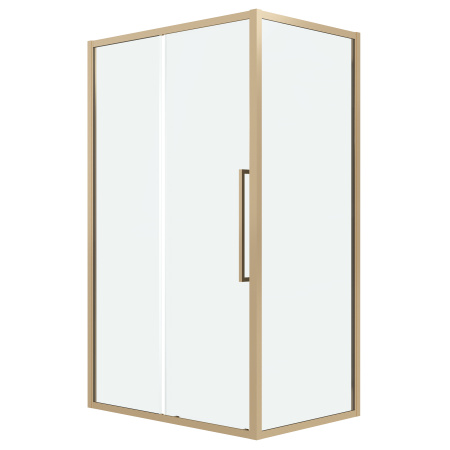 Душевая перегородка Grossman Cosmo 200.K33.02.70.32.00 70х195 стекло прозрачное профиль золото глянцевое