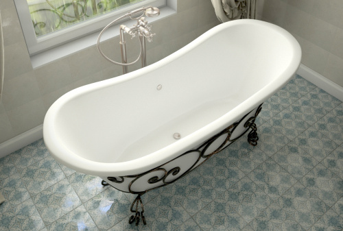 Ванна из литьевго мрамора Эстет Бостон ФР-00014525 180х74 отдельностоящая овальная - фото 4