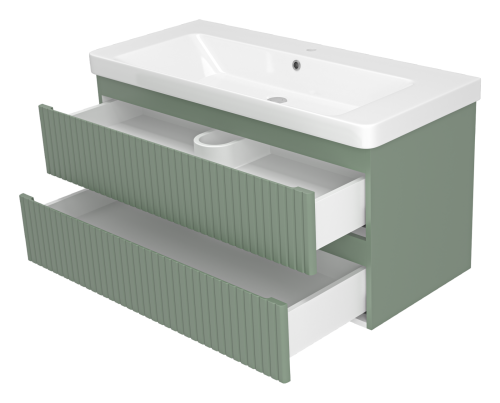 Тумба под раковину Brevita Victory VIC-09105-0802Я 101х45х49 - фото 4