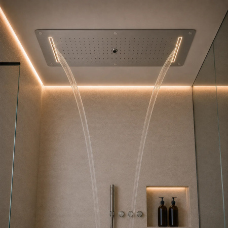 Верхний душ RGW Shower Panels (Шоувер панелс) 21140272-01 70х40 хром