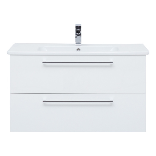 Тумба под раковину Dreja Gio 77.0105W 96х55х46 подвесная цвет белый - фото 3