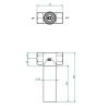 Встраиваемая часть вентиля 3/4" THG General items G00 G00-A00-32/CA