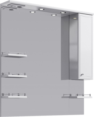 Зеркало в ванную Aqwella Y Ba.02.10 100х108 цвет белый