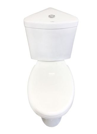 Унитаз напольный с бачком Creo Сeramique PROJECT COMBO-PR1003C белый с сиденьем с микролифт душевой смыв