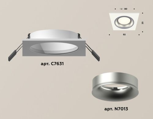 Светильник встраиваемый Ambrella Light Techno (Тецхно) XC7631004 - фото 2
