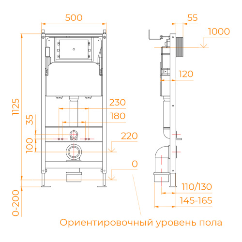 Инсталляция для унитаза RGW 68420301-01 - фото 3