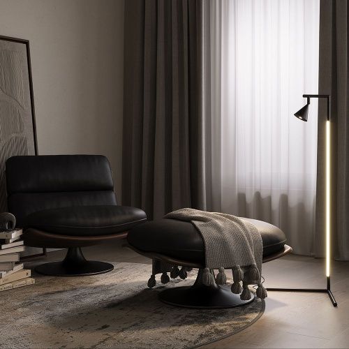 Светильник напольный Maytoni Stripe MOD489FL-L20B3K - фото 2